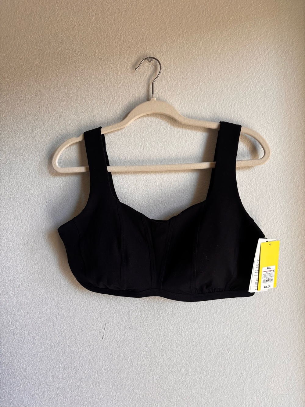 NWT All in Motion Black Sports Bra – XXL
